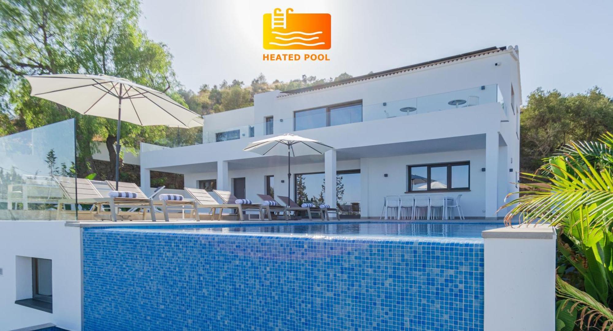 Happyplace - With Panoramic Sea View Heated Infinity Saltwater Pool Малага